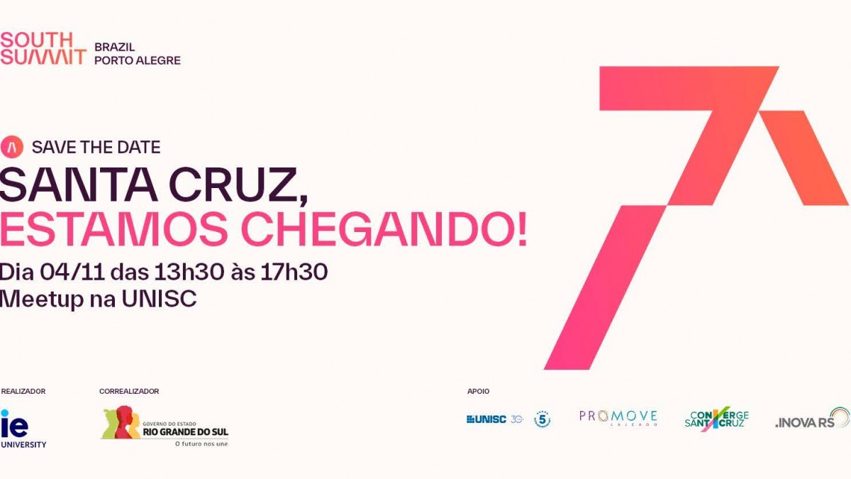 Card de divulgação do evento.